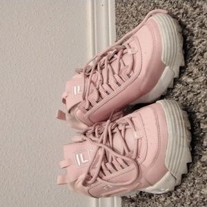 Pink Womens Fila Disruptor 2